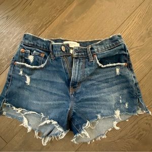 Abercrombie & Fitch Curve Love Mid Rise Mom Shorts Size 26